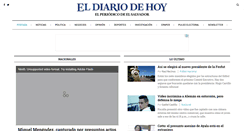 Desktop Screenshot of eldiariodehoy.com