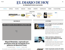 Tablet Screenshot of eldiariodehoy.com
